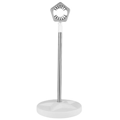 Beatifufu Hair Dryer Blower Floor Stand Hairdryer Holders Phone Holders Mobile Phone Stand Cellphone Stand Hands Free Dryer Holder Floor Dryer To Rotate Stainless Steel Cell Phone