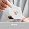 Cabilock Ceramic Tea Bag Holder Teapot Shaped Tea Bag Coaster Dish for Used Bags Kitchen Countertop Organizer 4.72X2.99X0.86In view 2