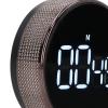 Kitchen Timer Black Rotating Cooking Timer Silent Kids Study Timer LED Visual Countdown Timer for Cooking Baking Study Sport view 4