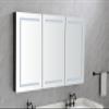 48in.W x 30 in. H Bathroom Mirror Medicine Cabinet - Wooden Door Medicine Cabinets for Bathroom, Wall Mounted Recessed or Surface, Bathroom Mirror with Storage view 1