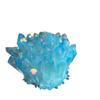 KatLin Sky Blue Aura Crystal Cluster Angel Wand Points Natural Raw Clear Quartz Rough Healing Topaz Lemurian Seed Prism Charms Ornaments (Size : 400-500g) view 1