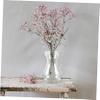 ABOOFAN 2pcs Transparent Hydroponic Plant Vase Simple Glass Flower Arrangement Container for Desktop Decor for Home Office and Garden Use view 2