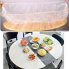 VJPPII Clear Plastic Table Cover Protector,32/47/60 Inch Elastic Disposable Tablecloth with Elastic Band,Waterproof Wipeable Table Cover Protector for Round Rectangle Table (10PC,60in) view 1