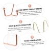 ABOOFAN 4pcs Modern Desktop Display Stand Iron Frame Holder Photo Easel for Plate view 3