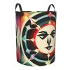 Hunting Arrows Triangles Deer Round Dirty Laundry Basket,Ideal Dirty Clothes Bag For Household Essentials Storage Needs view 2