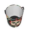 Hunting Arrows Triangles Deer Round Dirty Laundry Basket,Ideal Dirty Clothes Bag For Household Essentials Storage Needs view 3