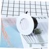 Cabilock 3pcs Low Noise Ventilation Grill Cover Built Screen Mesh for Round Wall Ceiling Mount for Bathroom and Office Use Made of Material in Multiple White view 2