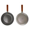 FIKA Nonstick 10-Inch Stir Fry Wok with Wood Handle, Healthy Cooking Induction Compatible Cookware for All Stovetops, Kitchen Essential Nonstick Ceramic Coating Skillet, Made in Korea ( 26cm Wok ) view 3
