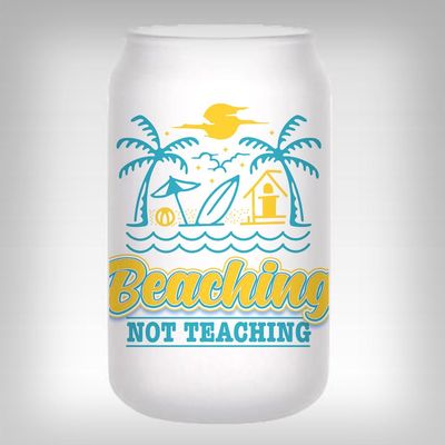 ONE Drinkable - Beaching Not Teaching - 3 Items to Choose From (Frosted Beer Can)
