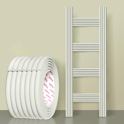 Bunk Bed Ladder Pads Safety Cover Dormitory, Adjustable Edge Protector for Stair Steps Traction Treads, Non Slip Strong Adhesive Furniture Table Corner Guards Foam Padding ( Color : White , Size : 20m