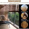 Bamboo Shades For Windows, Blackout Bamboo Blinds, Outdoor Bamboo Roller Shades For Patio Roll Up Cordless, Reed Curtain Anti-UV, For Decks, Porches, Garden, 18'' 30'' 38'' 48'' 60'' 72'' Width ( Colo view 3