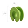 JAGTRADE Clothes Buttons 10pcs Silicone Clothes Hanger Fixed Hook Windproof Hanger Spacer Anti-Off Hanger Fixing Hooks for Indoor Outdoor, 5x2.2cm, Green view 2