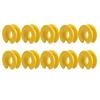 JAGTRADE Clothes Buttons 10pcs Silicone Clothes Hanger Fixed Hook Windproof Hanger Spacer Anti-Off Hanger Fixing Hooks for Indoor Outdoor, 5x2.2cm, Green view 4