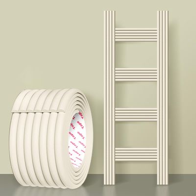 Bunk Bed Ladder Pads Safety Cover Dormitory, Adjustable Edge Protector for Stair Steps Traction Treads, Non Slip Strong Adhesive Furniture Table Corner Guards Foam Padding ( Color : Beige , Size : 2m/
