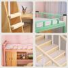 Bunk Bed Ladder Pads Safety Cover Dormitory, Adjustable Edge Protector for Stair Steps Traction Treads, Non Slip Strong Adhesive Furniture Table Corner Guards Foam Padding ( Color : Beige , Size : 2m/ view 2