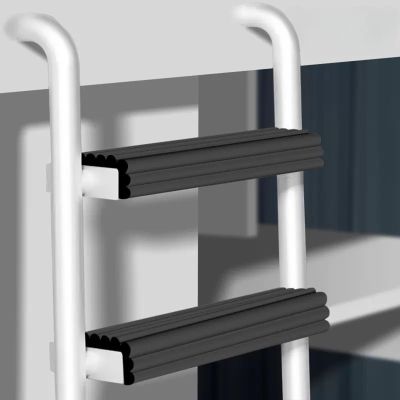 Soft Bunk Bed Ladder Cover Foam Padding, Self-stick Table Edge Protector Strips Extra-Wide, Dormitory Traction Treads Stair Steps Pads Furniture Corner Safety Bumpers ( Color : Black , Size : 15m/49.2