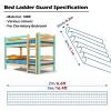 Soft Bunk Bed Ladder Cover Foam Padding, Self-stick Table Edge Protector Strips Extra-Wide, Dormitory Traction Treads Stair Steps Pads Furniture Corner Safety Bumpers ( Color : Black , Size : 15m/49.2 view 2
