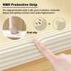 Soft Bunk Bed Ladder Cover Foam Padding, Self-stick Table Edge Protector Strips Extra-Wide, Dormitory Traction Treads Stair Steps Pads Furniture Corner Safety Bumpers ( Color : Black , Size : 15m/49.2 view 3