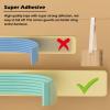 Soft Bunk Bed Ladder Cover Foam Padding, Self-stick Table Edge Protector Strips Extra-Wide, Dormitory Traction Treads Stair Steps Pads Furniture Corner Safety Bumpers ( Color : Black , Size : 15m/49.2 view 4