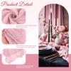 24 Pack Light Pink Cheesecloth Table Runner,10ft Gauze Table Runner Long Semi-Sheer Rustic Boho Table Runners for Wedding,Bridal Shower,Party,Banquet Decoration(21.5 x 120 Inch/Light Pink) view 4
