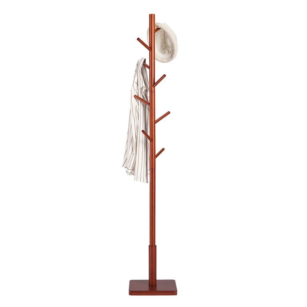 ZARUX Coat Rack Freestanding Coat Rack Living Room Solid Wood Hanger Entrance Hall Landing Coat Stand Office Simple Multiple Colors to Choose from (Color : B)