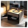 GLigeT Sideboard Modern Minimalist Bedside Table Living Room Bedroom Creative Storage Small Side Cabinet Kitchen Cabinet, 550*430*460mm, Beige, Dingzhebo2022 view 2
