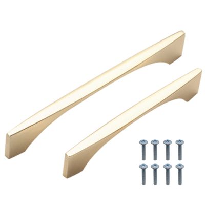 Gold Cabinet Pulls, 20 Pack Solid 5 Inch Zinc Alloy Nordic Drawer Pulls, Vintage Kitchen Cabinet Handles Dresser Handles, Modern Simplicity Cupboard Closet Door Handle ( Color : White , Size : 160 mm