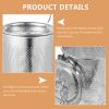 HEMOTON Stainless Steel Soup Seasoning Strainer Mesh Tea Filters Reusable Spice Separator Basket view 4