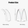 HXFAAFXH Clothes Drying Rack Clothes Drying Rack Foldable Freestanding Space Saver Clothing Drying Rack for Small Clothes Portable Drying Rack for Bathroom, Apartment and Laundry Room view 2
