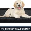 PURRUGS Dirt Trapping Door Mat 24" x 60", Non-Slip Washable Entry Mat, Dog Doormat, Front Door Mat, Super Absorbent Entrance Mat for Muddy Shoes & Paws, Bluish Grey & Charcoal view 4