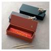 WAOCEO Toothpick Dispenser Home Personality Creative Living Room Toothpick Box Living Room Restaurant Hotel Toothpick Jar Toothpick Storage Box Toothpick Holder (Color : Dark Green) view 3