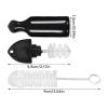 6Pcs Beer Faucet Cover 6Pcs Beer Tap Plug Brush 3 Long Cleaning Brush Draft Beer Tap Cover Tap Plug Beer Brush Beer Tap Clean for Most Standard American Draft Beer Faucet view 2
