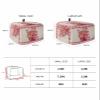 Happy Valentine's Day Toaster Cover 4 Slice, Flower Pink Buffalo Plaid Linen Texture Bread Maker Cover Toaster Dust Cover with Pockets, Dust-Proof Cover for Kitchen Small Appliance 12x11x8in view 3