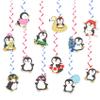 24 Pieces Penguin Hanging Swirls Penguin Streamers Penguin Hanging Decorations Ceiling Swirls for Penguin Birthday Party Decorations Party Supplies Baby Showers Decorations view 1