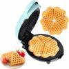Waffle Maker 7 Non-Stick Waffler Iron Stuffler Stuffed Wafflera 700W Adjustable Browning Control, Electric Baker Makes Thick, Fluffy Waffles, Kitchen Essential for Breakfast, Azure view 1