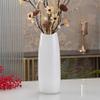GDSZJLJ Large Ceramic Floor Vase, White 16" Tall Decorative Vase,Modern Home, Office, Living Room, Kitchen, Bedroom Decoration, Housewarming,Wedding, New Year Gift view 1