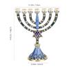 Candle Sticks Holder Stand, 7 Branch Hanukkah Decoration Holder Menora Candel Stand Jewish Stick Table Decorations view 4