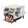 Commercial Toaster Conveyor 450 Slices/h Restaurant Toaster for Bun Bagel Bread Heavy Duty Stainless Steel Conveyor Toaster,Conveyor Toaster,2400W Industrial Toasters Countertop Electric Equipment view 1