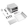 Commercial Toaster Conveyor 450 Slices/h Restaurant Toaster for Bun Bagel Bread Heavy Duty Stainless Steel Conveyor Toaster,Conveyor Toaster,2400W Industrial Toasters Countertop Electric Equipment view 3