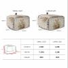 Easter Toaster Cover 4 Slice, Cute Rabbit Easter Eggs Colorful Flowers Black Buffalo Plaid Bread Maker Cover Toaster Dust Cover with Pockets, Dust-Proof Cover for Kitchen Small Appliance 12x11x8in view 3