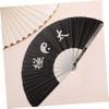 Amosfun Chinese Tai Chi Fan Folding Handheld Fan for Martial Arts and Dance Performance Compact Design for Group Use Traditional Style Decoration and Cooling Accessory view 2