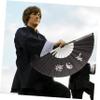 Amosfun Chinese Tai Chi Fan Folding Handheld Fan for Martial Arts and Dance Performance Compact Design for Group Use Traditional Style Decoration and Cooling Accessory view 4