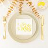Calculs From Miss to Mrs Bridal Shower Beverage Napkin Gold Foil for Bachelorette/Engagement Party Paper Table Supplies 55 Pcs view 2