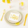 Calculs From Miss to Mrs Bridal Shower Beverage Napkin Gold Foil for Bachelorette/Engagement Party Paper Table Supplies 55 Pcs view 3
