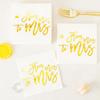 Calculs From Miss to Mrs Bridal Shower Beverage Napkin Gold Foil for Bachelorette/Engagement Party Paper Table Supplies 55 Pcs view 4