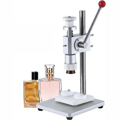 RESKIU 2-in-1 Perfume Capping Machine, 13-20mm Professional Bottle Capper, Manual Perfume Capper, Bottle Cap Crimping Machine Adjustable Height Capping Tools, for Chemical Perfume,17mm