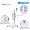 RESKIU 2-in-1 Perfume Capping Machine, 13-20mm Professional Bottle Capper, Manual Perfume Capper, Bottle Cap Crimping Machine Adjustable Height Capping Tools, for Chemical Perfume,17mm view 4