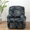 4/6/8 Piece Recliner Chair/Sofa Slipcover With Pockets 2/3/1 Seat Recliner Stretch Sofa Covers Lazy Boy Chair Cover Reclining Couch Slipcover Fallon Collection Slipcover For Recliner With Elastic Bott view 2