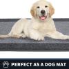 PURRUGS Dirt Trapping Door Mat 24" x 84", Non-Slip Washable Entry Mat, Dog Doormat, Front Door Mat, Super Absorbent Entrance Mat for Muddy Shoes & Paws, Light Grey & Grey view 4