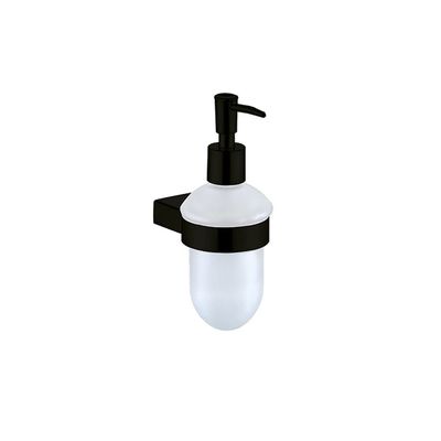 Black Stainless Steel Bathroom Accessories Towel Bar Rail Storage Rack Glass Soap Dish Toilet Brush Paper Holder,Soap Dispenser